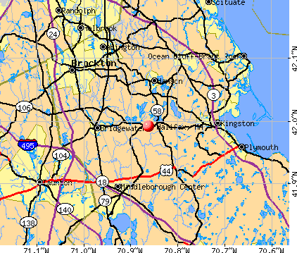 Halifax, MA map