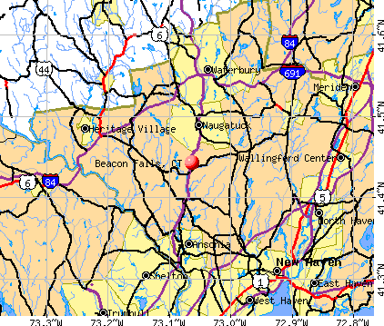 Beacon Falls, CT map