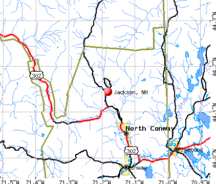 Jackson, NH map