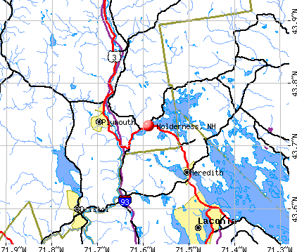 Holderness, NH map