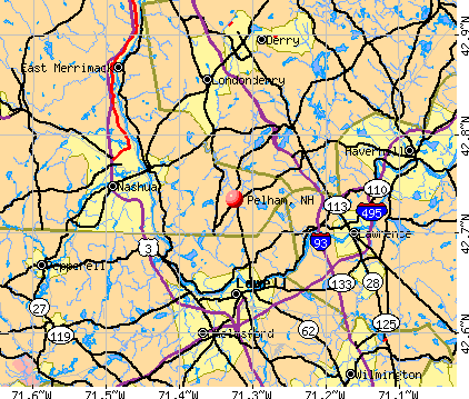 Pelham, NH map