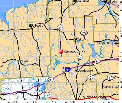 Conquest, NY map