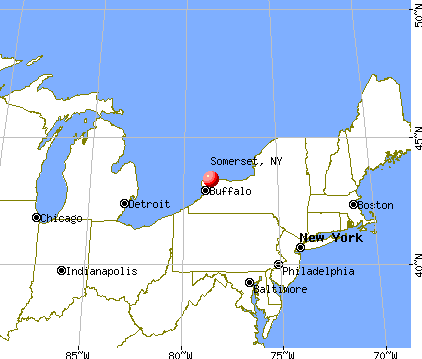 Somerset, New York map