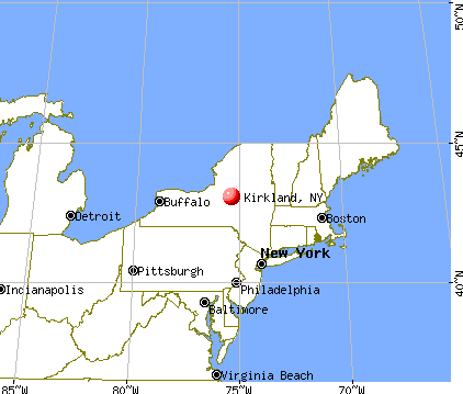 Kirkland, New York map