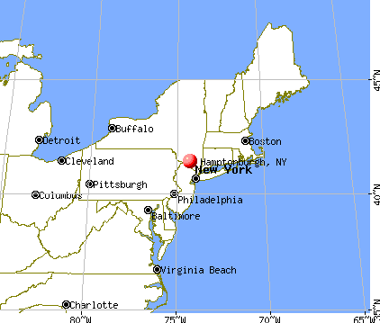 Hamptonburgh, New York map