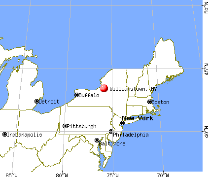 Williamstown, New York map