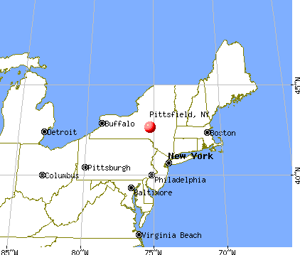 Pittsfield, New York map