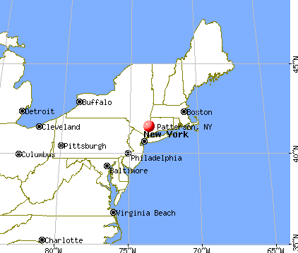 Patterson, New York map