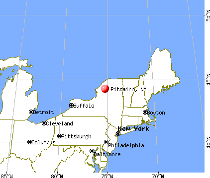 Pitcairn, New York (NY 13648) profile population, maps, real estate