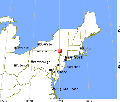 Rockland, New York map