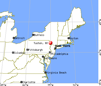Tusten, New York map