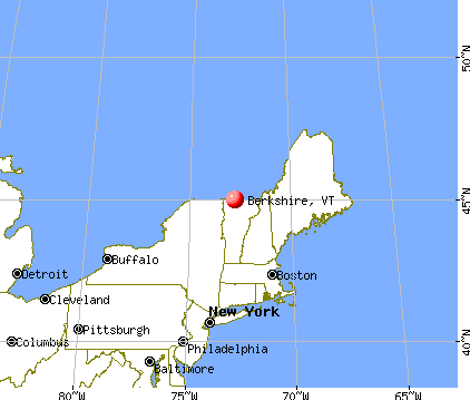 Berkshire, Vermont map