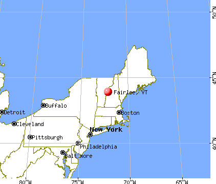 Fairlee, Vermont map