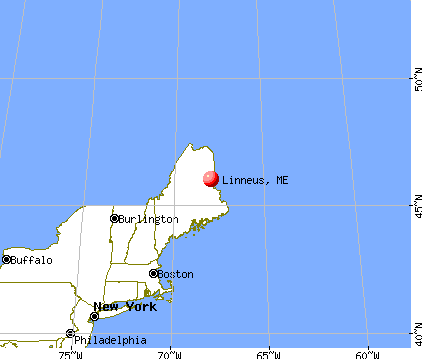 Linneus, Maine map