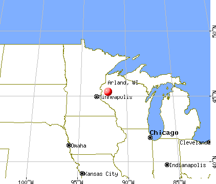 Arland, Wisconsin map