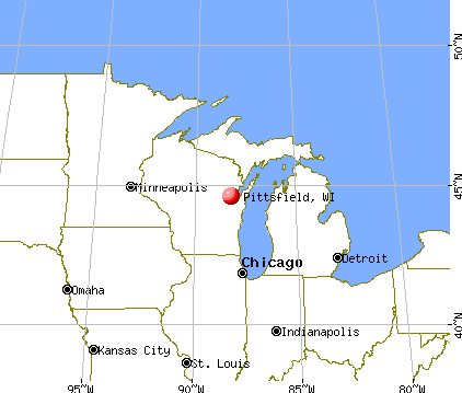 Pittsfield, Wisconsin map