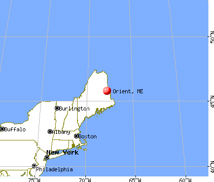 Orient, Maine map