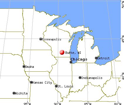 Burke, Wisconsin map