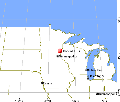 Randall, Wisconsin map