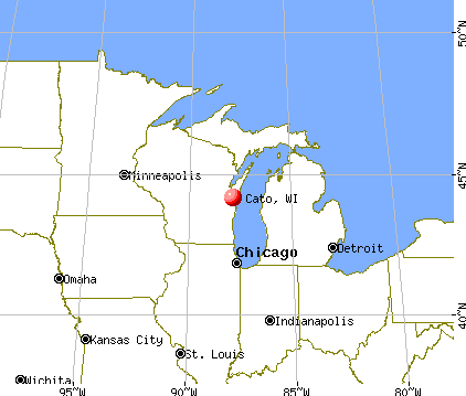 Cato, Wisconsin map