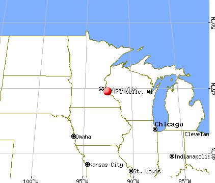 Trimbelle, Wisconsin map