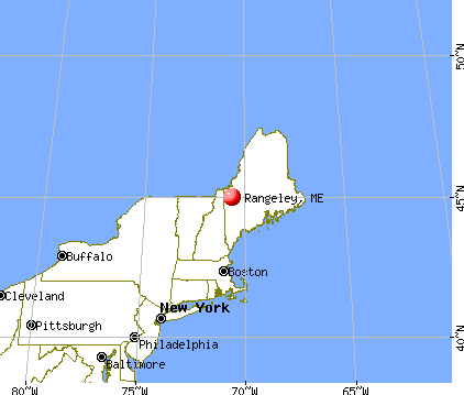 Rangeley, Maine map