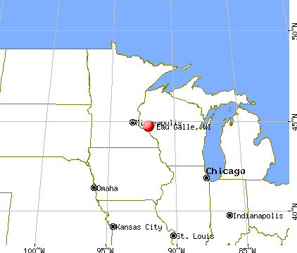 Eau Galle, Wisconsin map