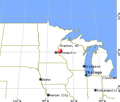 Stanton, Wisconsin map