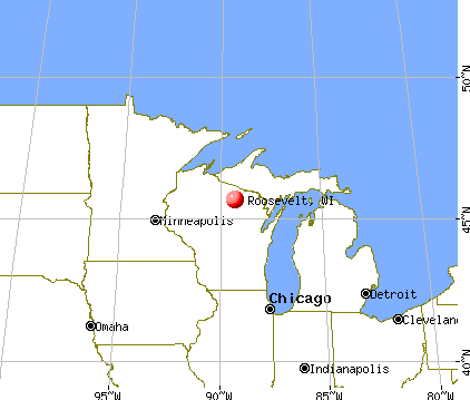 Roosevelt, Wisconsin map