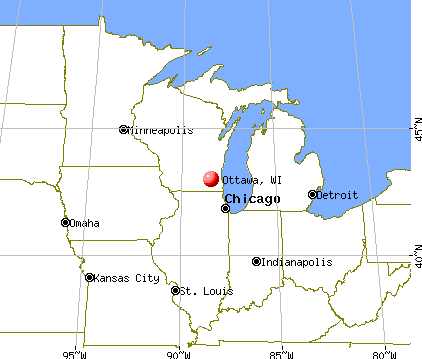 Ottawa, Wisconsin map