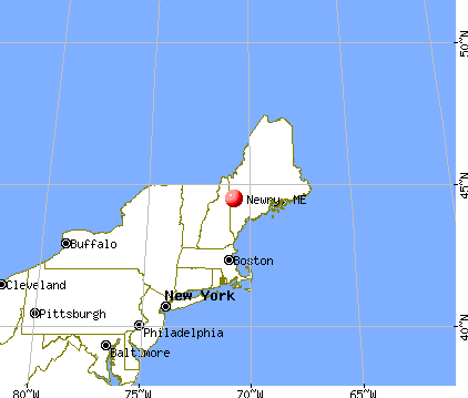Newry, Maine map