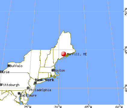 Morrill, Maine map