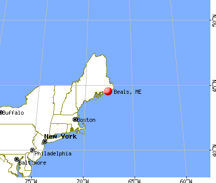 Beals, Maine map