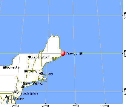 Perry, Maine map
