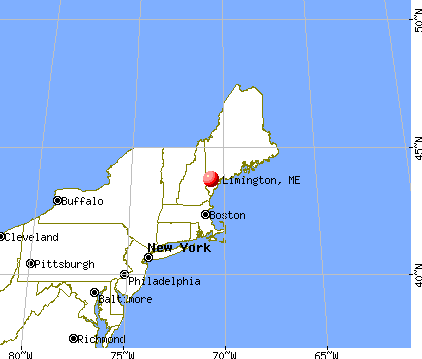 Limington, Maine map
