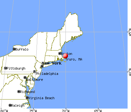 Truro, Massachusetts map