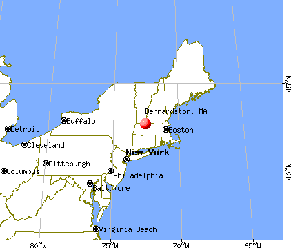Bernardston, Massachusetts map
