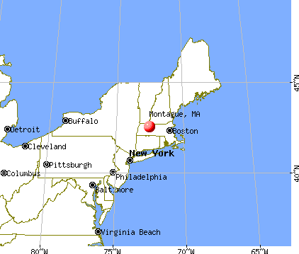 Montague, Massachusetts map
