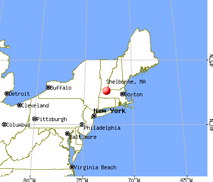 Shelburne, Massachusetts map