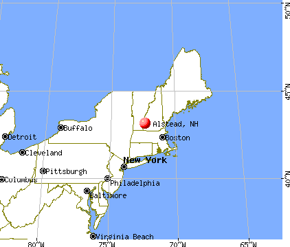 Alstead, New Hampshire map