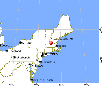 Fitzwilliam, New Hampshire map