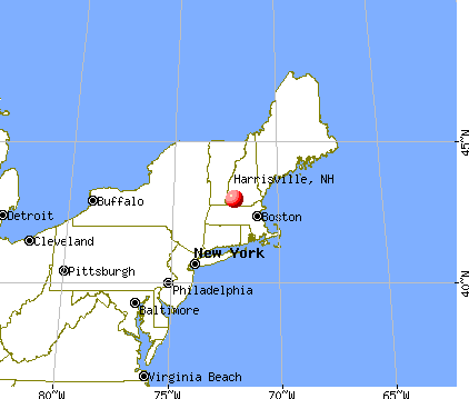 Harrisville, New Hampshire map