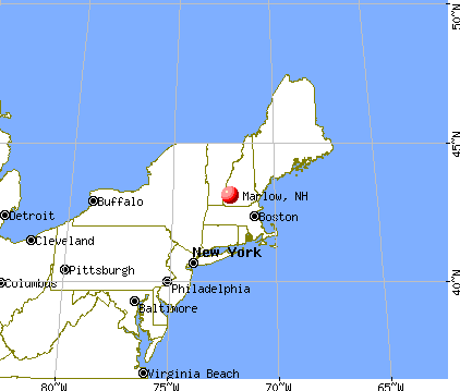 Marlow, New Hampshire map