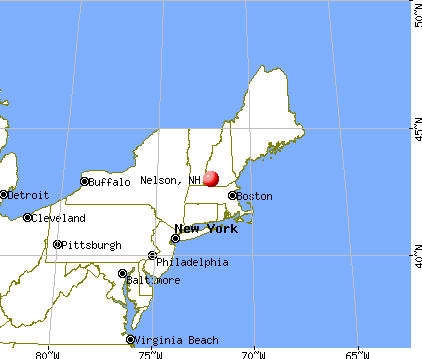 Nelson, New Hampshire map