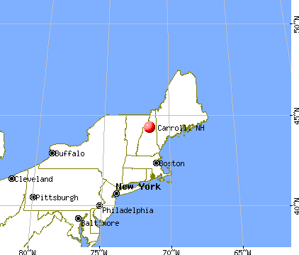 Carroll, New Hampshire map