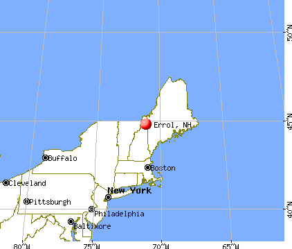 Errol, New Hampshire map