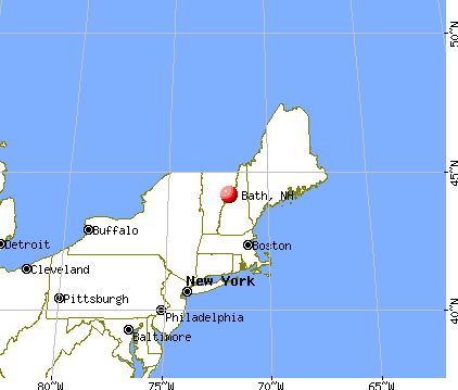 Bath, New Hampshire map