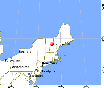 Benton, New Hampshire map