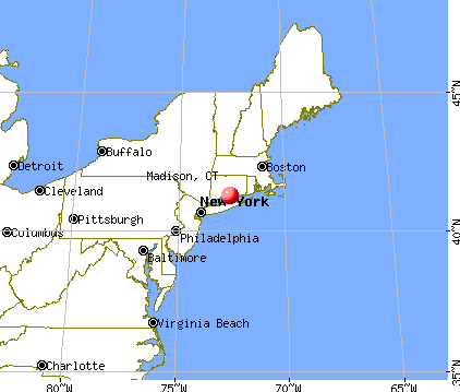 Madison, Connecticut map