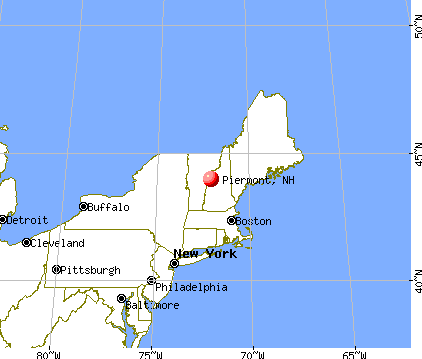 Piermont, New Hampshire map